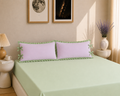 Heather & Mint Bedsheet Set – 100% Cotton