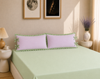 Heather & Mint Bedsheet Set – 100% Cotton