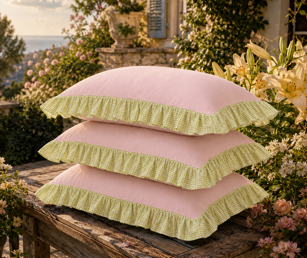 Sweet Cherry Garden Bedsheet Set – 100% Cotton King Size