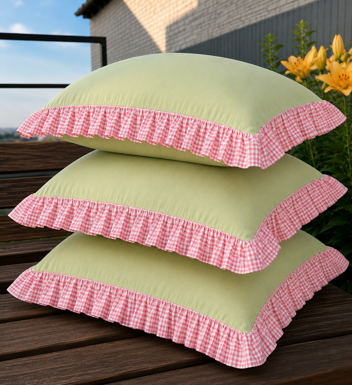 Berry Matcha Bedsheet Set – 100% Cotton