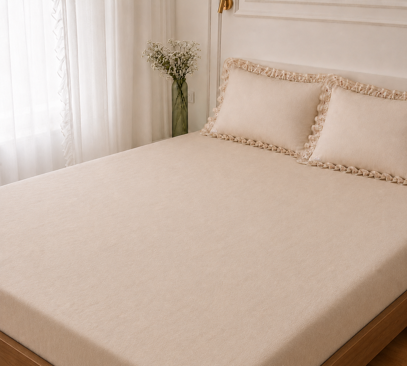 Sand Notes Bedding set - 100% Cotton Queen Size