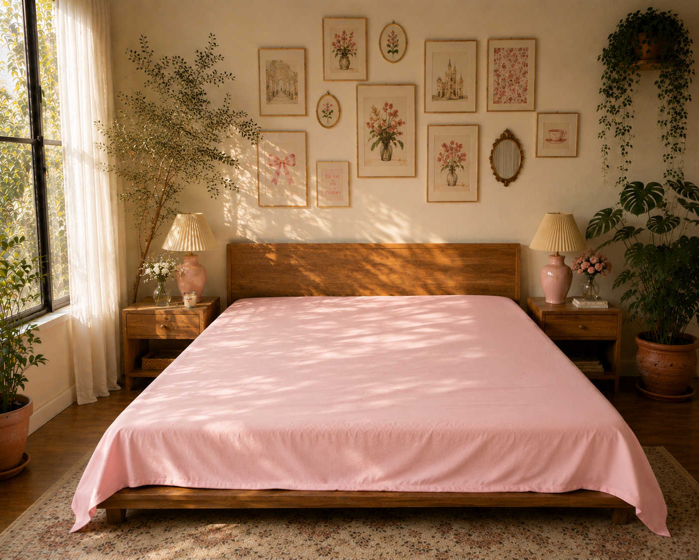 Cherry Tart Flat Sheet (Mix & Match) – 100% Cotton