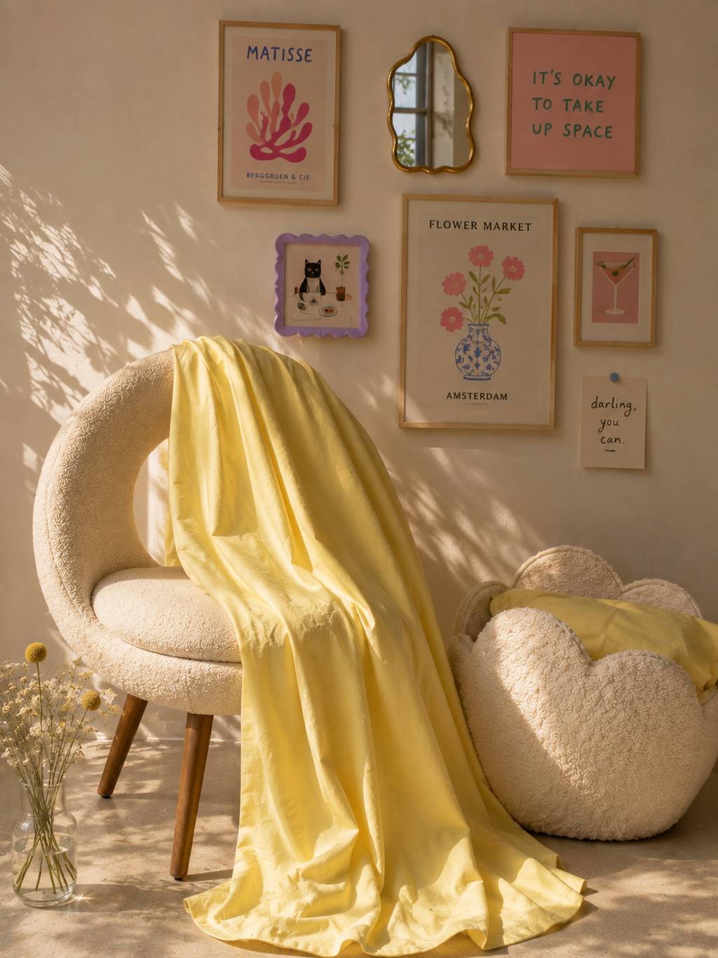 Lemon Popsicle Flat Sheet (Mix & Match) – 100% Cotton
