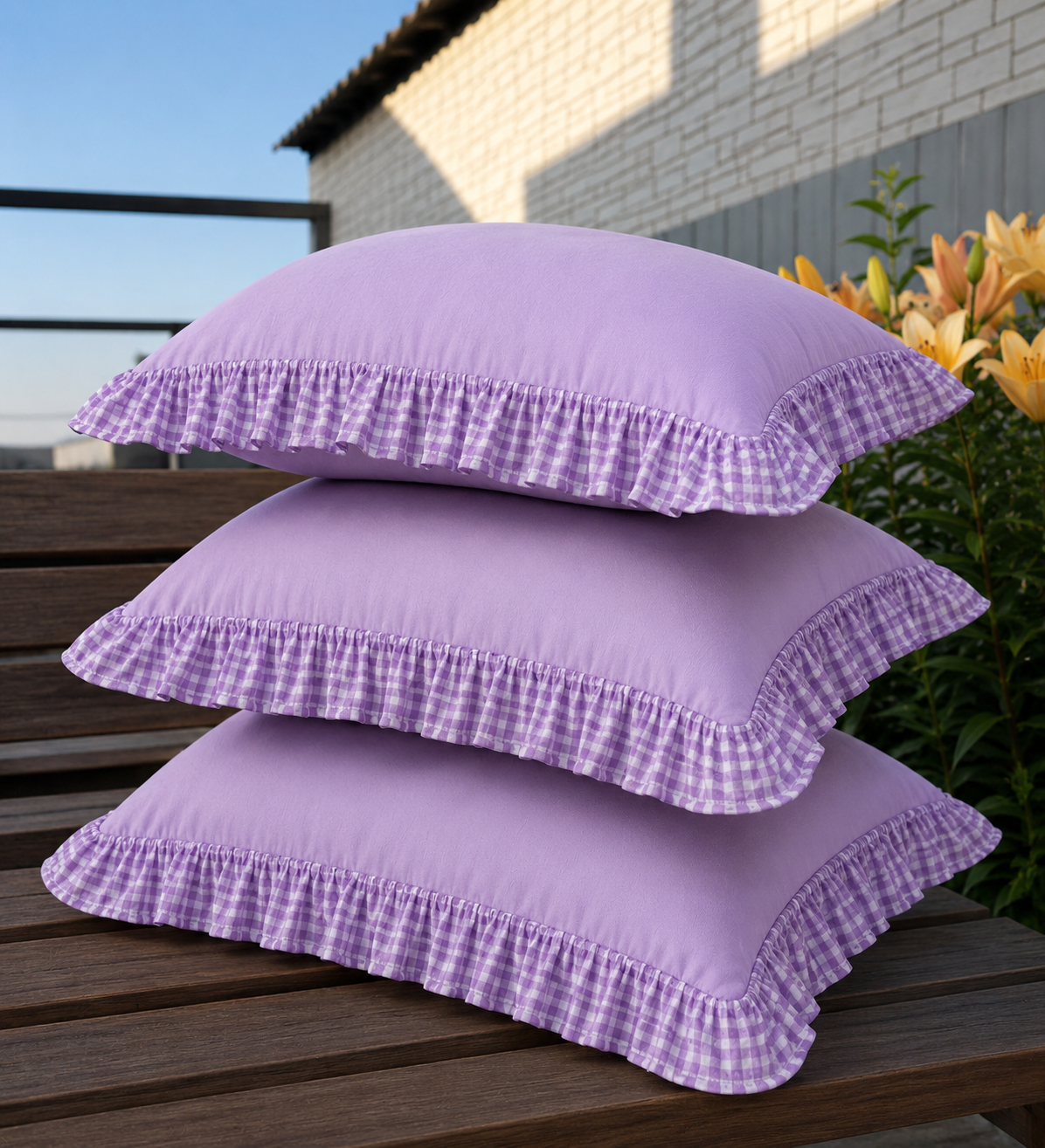 Lilac Haze Bedding set - 100% Cotton Queen Size