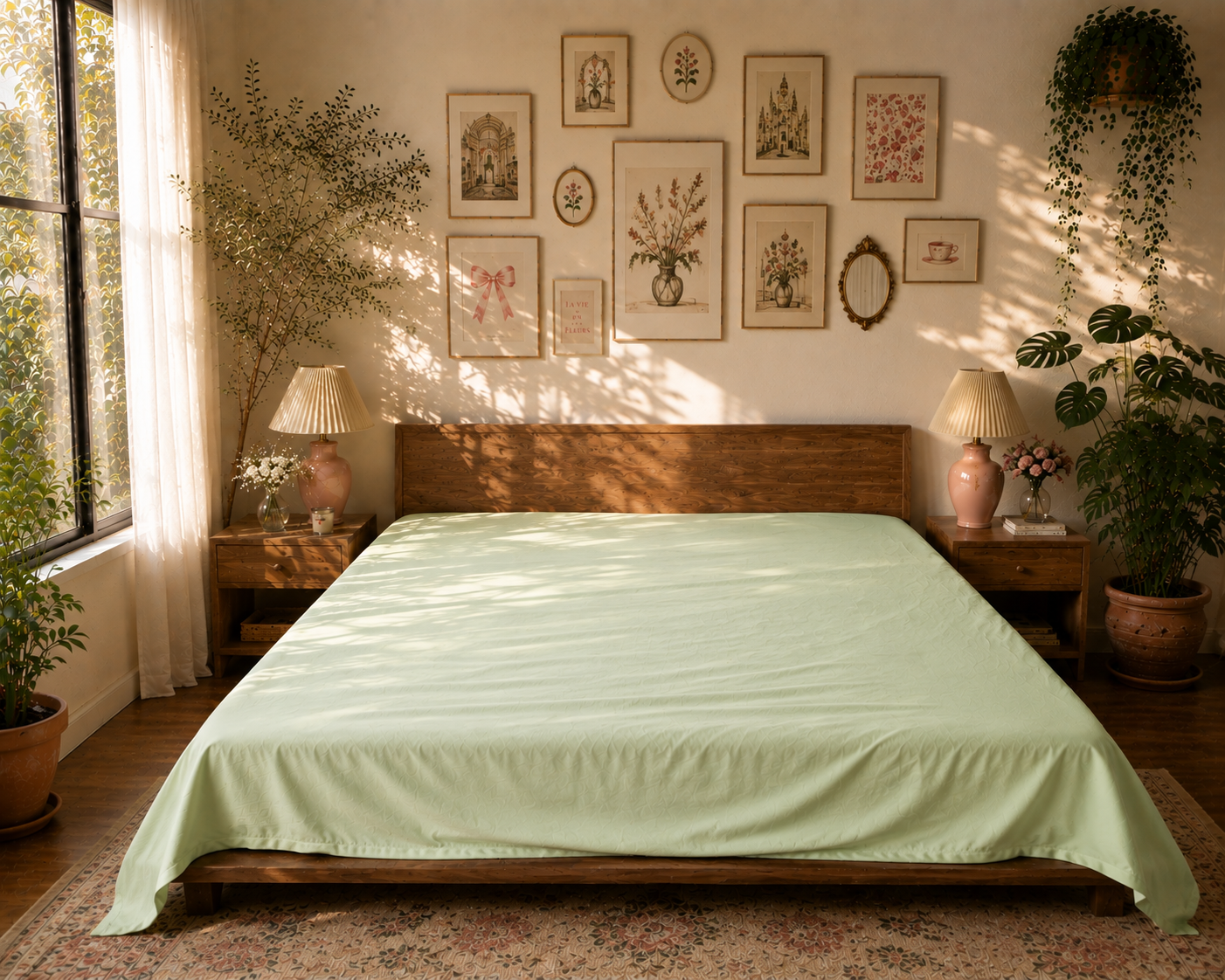 Guava Gelato Flat Sheet (Mix & Match) – 100% Cotton