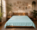 Icy Blue Popsicle Flat Sheet (Mix & Match) – 100% Cotton