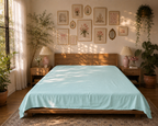 Icy Blue Popsicle Flat Sheet (Mix & Match) – 100% Cotton